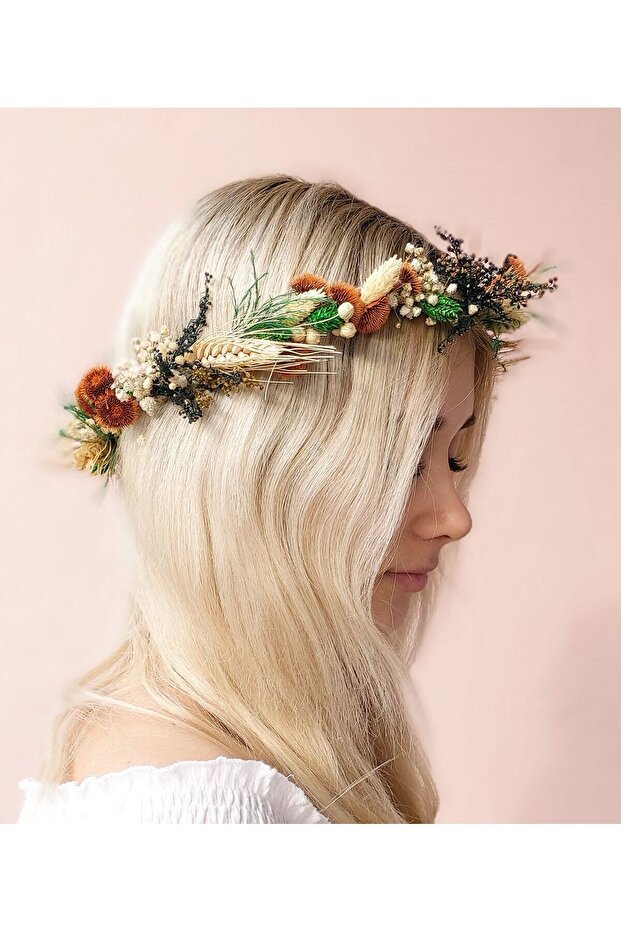 Floral Crown, Bridal Crown, Bridesmaid Crown, Maternity Crown, Outdoor Shooting Crown