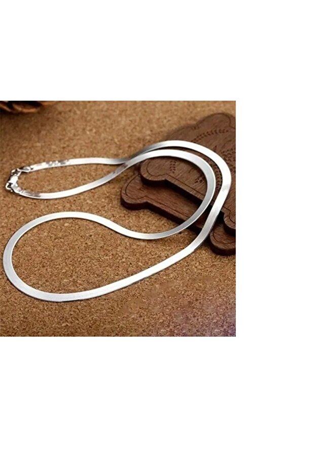 Çelik Silver İtalyan Kolye 60cm