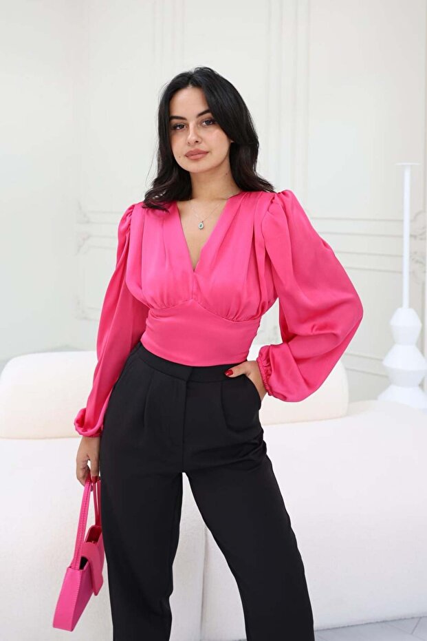 Basic Palazzo Pantolon - 1