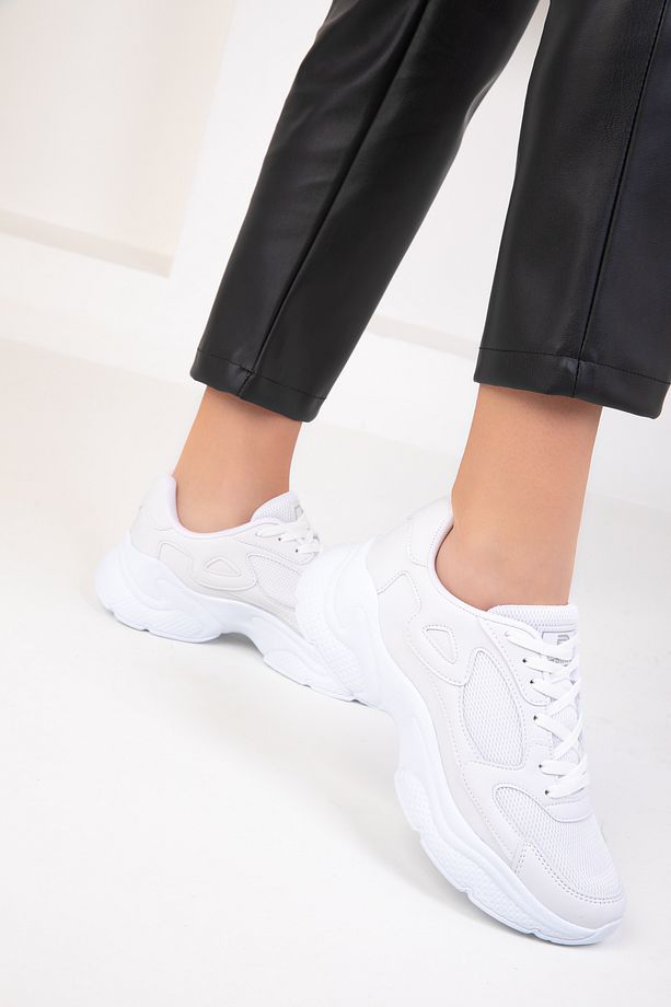 Beyaz Kadın Sneaker 18147 - 3