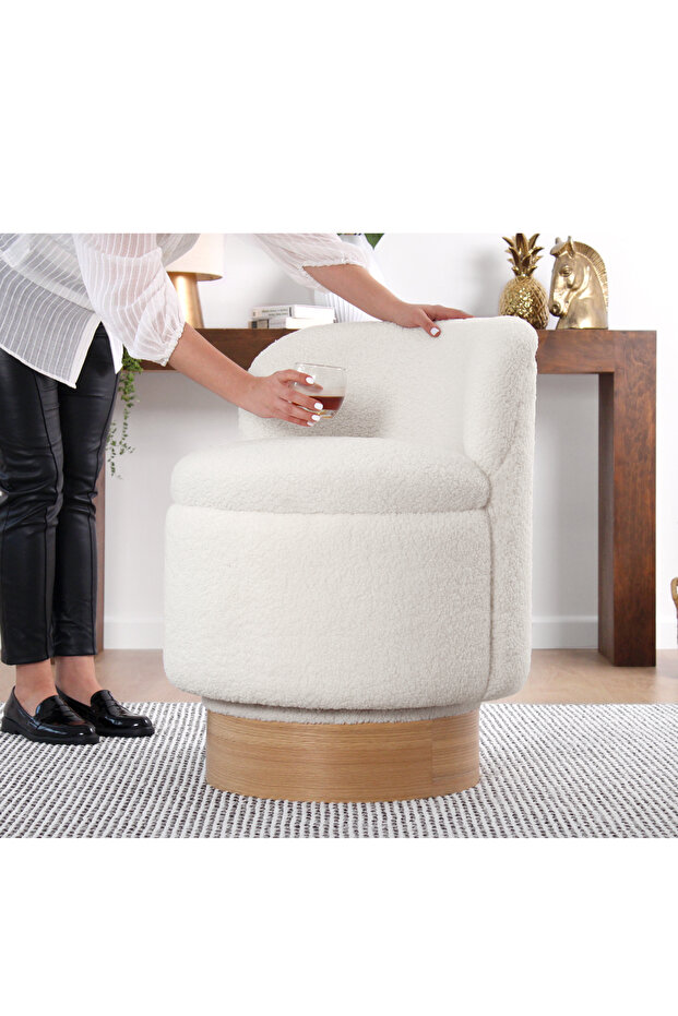 Belish Dönen Teddy Puf - 6