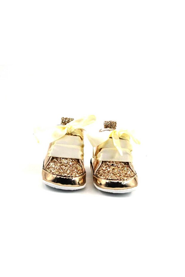 Gold Glitter Baby Shoes
