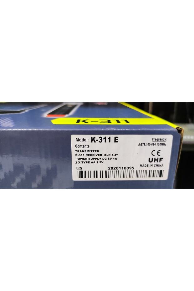 K311 E Tek El Uhf Telsiz Mikrafon - 3