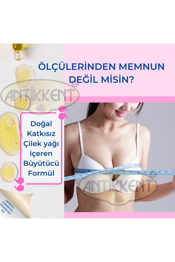 Göğüs Bakım Kremi 150 ml Büyütür Toparlar Dikleştirir (ÇİLEK YAĞI İÇEİR) - 1