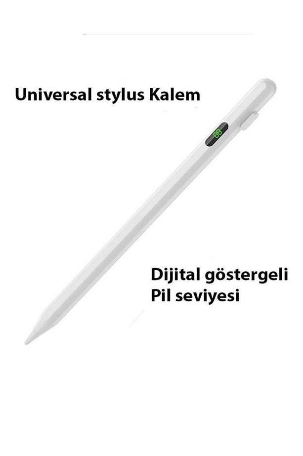 Dijital Göstergeli Universal Kapasitif Stylus Windows Android Ios Tablet Uyumlu Dokunmatik Kalem - 2