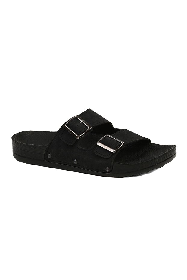 ® | Pc-7035-3485 Black Skin - Women's Slippers