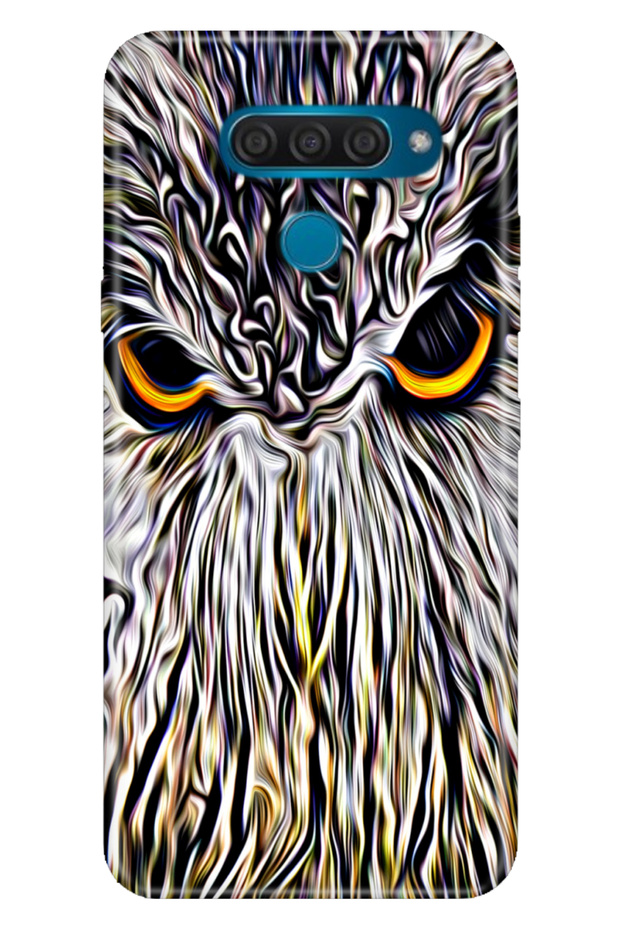 Q60 Compatible Case Patterned Printed Silicone Owl Noble