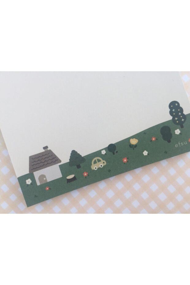 A6 Yeşil Ev Memopad/notepad/defter - 2