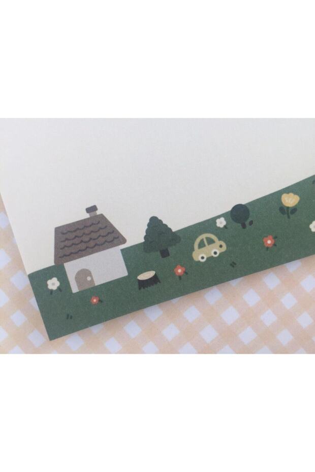 A6 Yeşil Ev Memopad/notepad/defter - 3