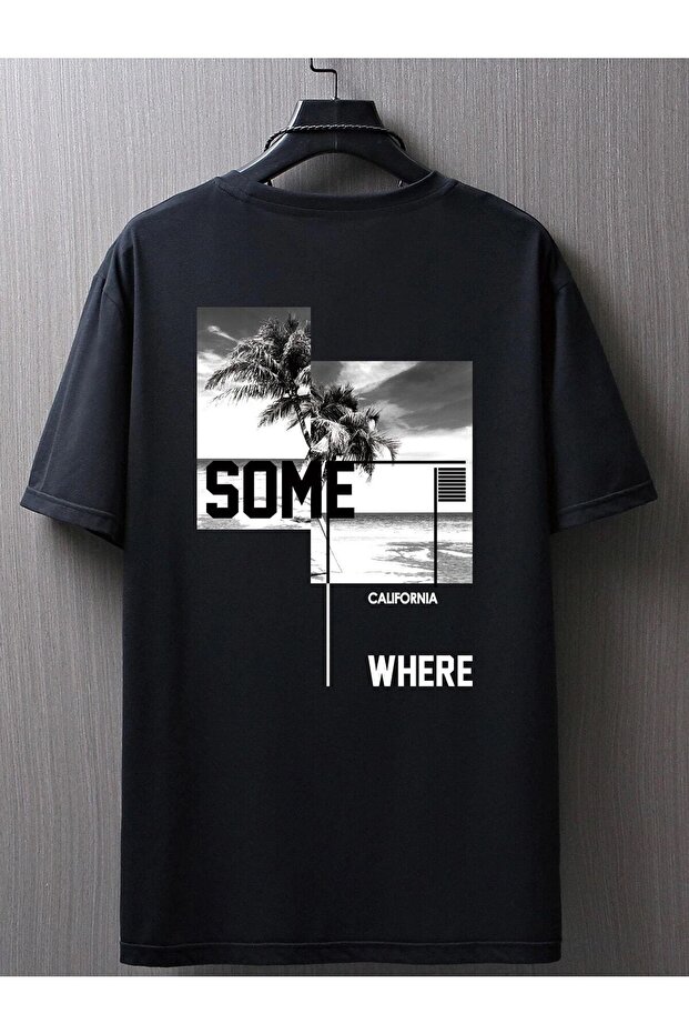 California Printed Oversize Tshirt-