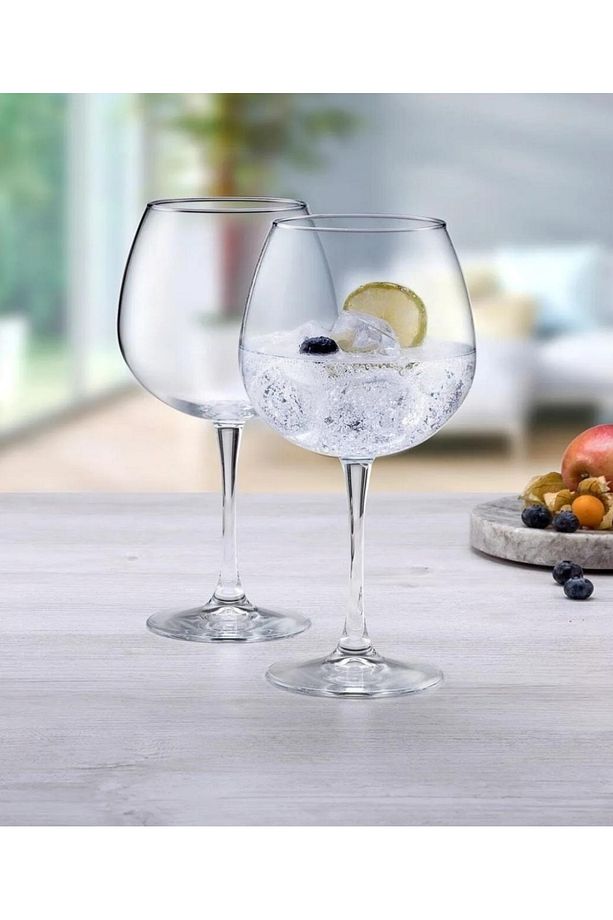 GIN GLASS 600 ML BÜYÜK KADEH BARDAK 2 ADET - 5
