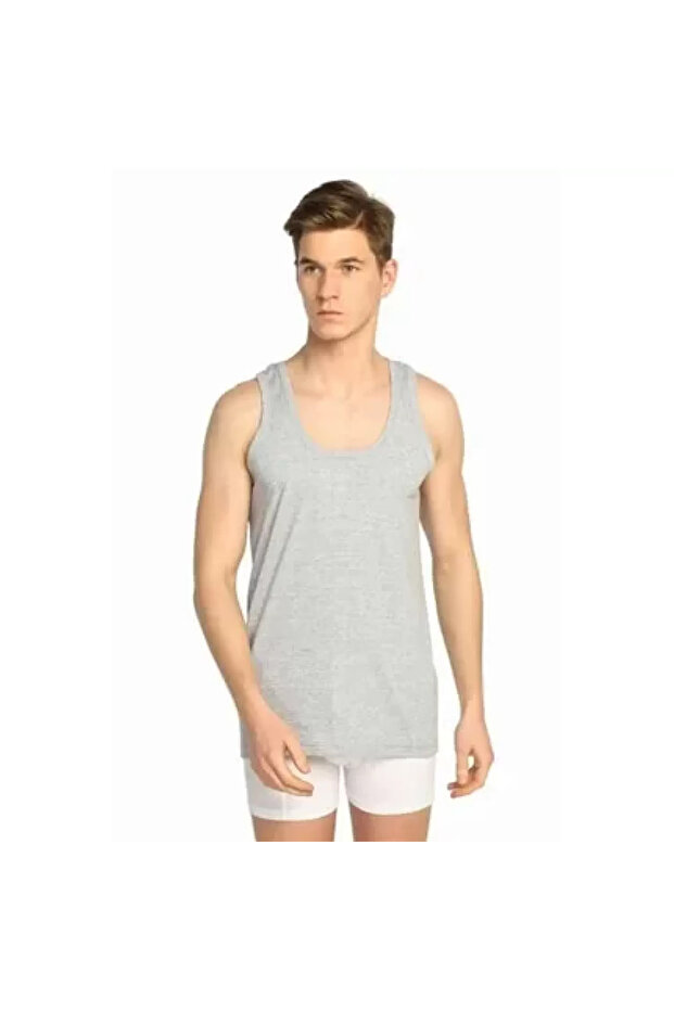 SEDEF STAR MEN'S COMBED GREY ATHLETE 3 PACK