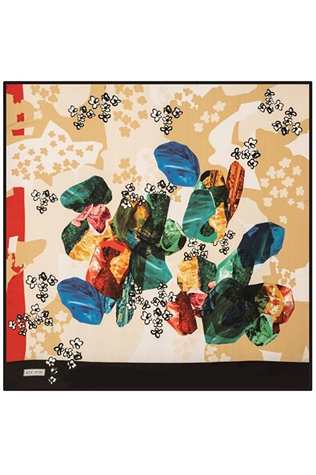 Sport Scarf - Kn8070769-912 - Sura, Satin