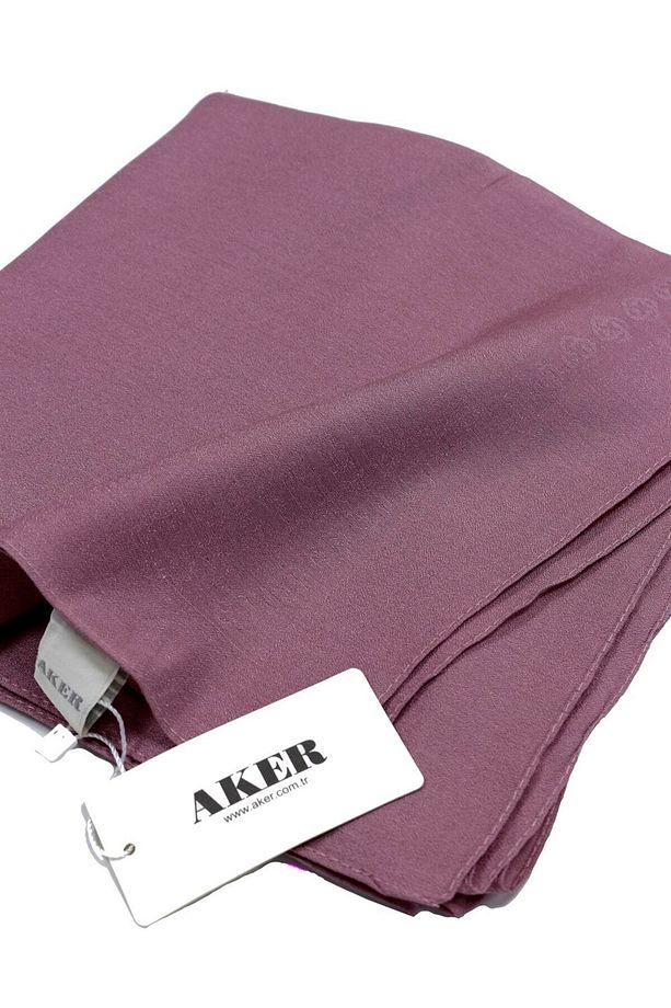 Simli Monogram Eşarp - Düz Renk - 1040200-394 - Pembe - 1