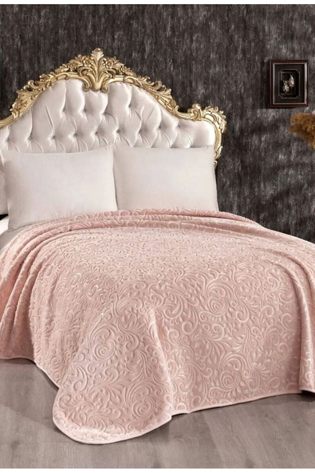 Emboss Battaniye, Çift Kişilik Battaniye, 220x240, Peluş Battaniye, Yumuşak Battaniye, - 3