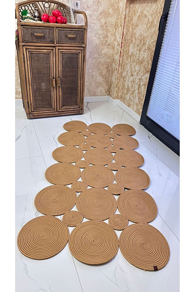 Special Design Jute Rug Runner - Rectangular Model Mat - 1