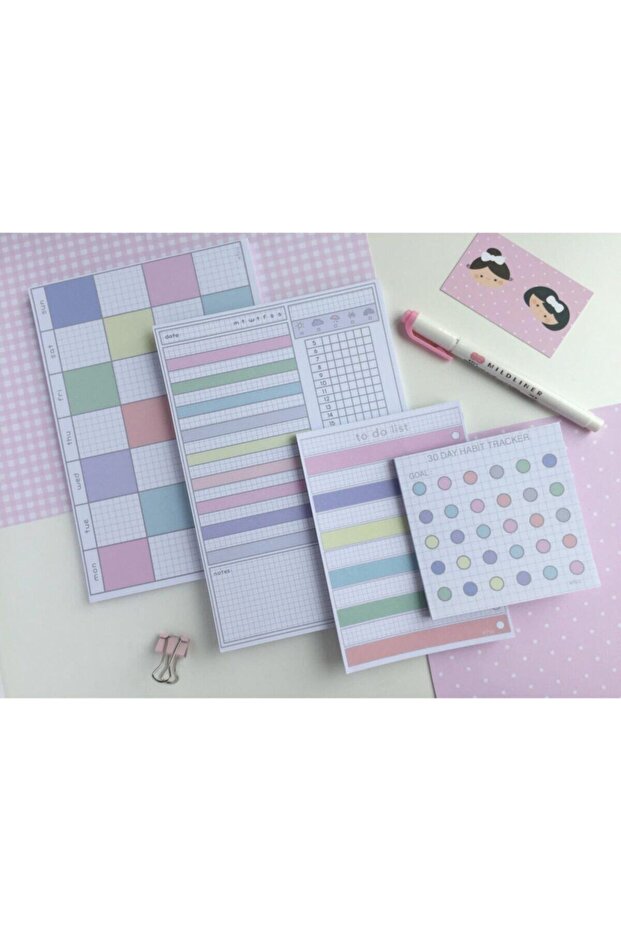 Planlayıcı Set Memopad/notepad/defter - 1
