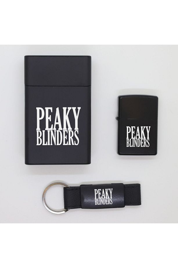 Peaky Blinders Metal Sigara Kutusu, Zippo Çakmak Ve Anahtarlık Seti - 1