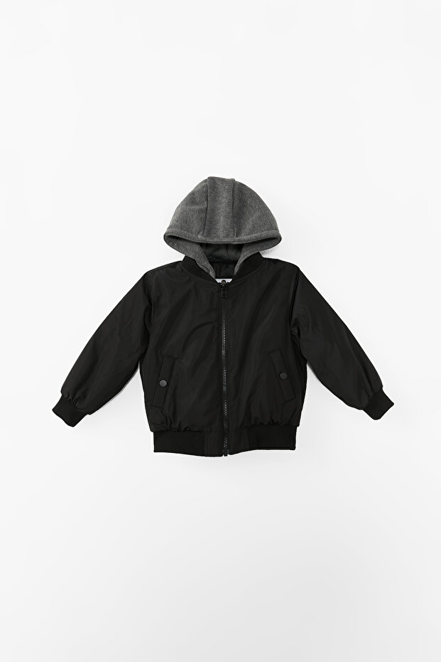 BOY'S Hooded BOMBER COAT M1012