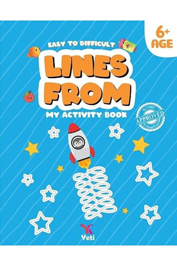 Easy to Difficult Lines From - My Activity Book 6+ Age