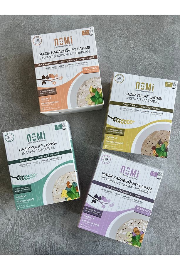 Fındık Ve Kakaolu Hazır Yulaf Lapası - 8 Adet 50gr Paket - 2