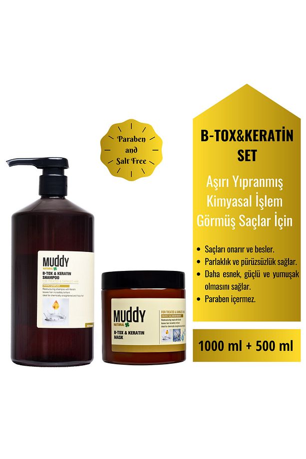 B-tox &keratın Shampoo And Mask - 1