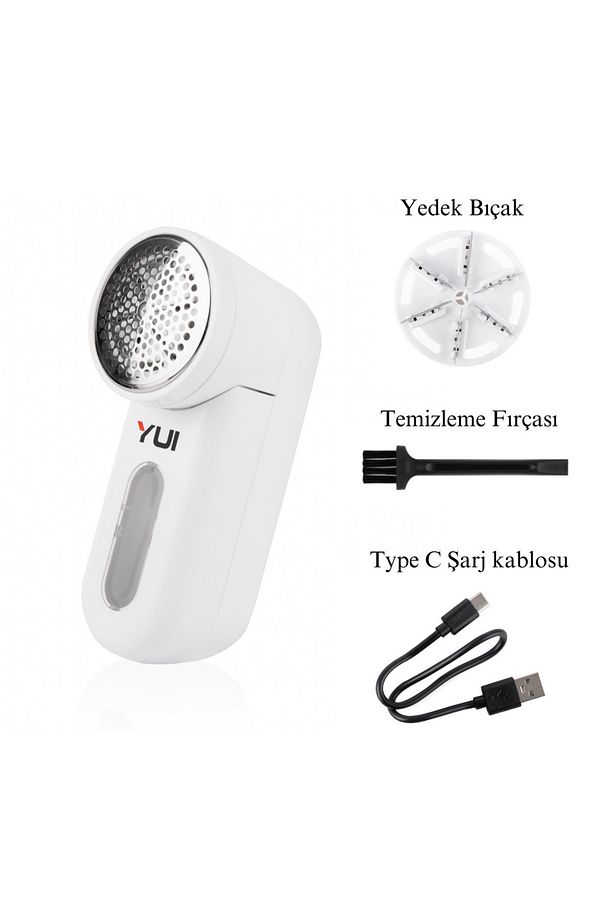 CX1 Şarjlı (Type C) Tüy Ve Tiftik toplama temizleme makinesi+ 1 Adet yedek Bıçak Hediyeli - 5
