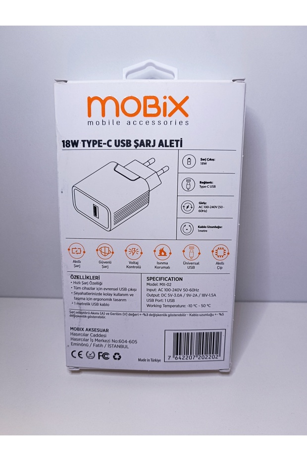 18WAT TYPE-C SARJ SETİ - 2