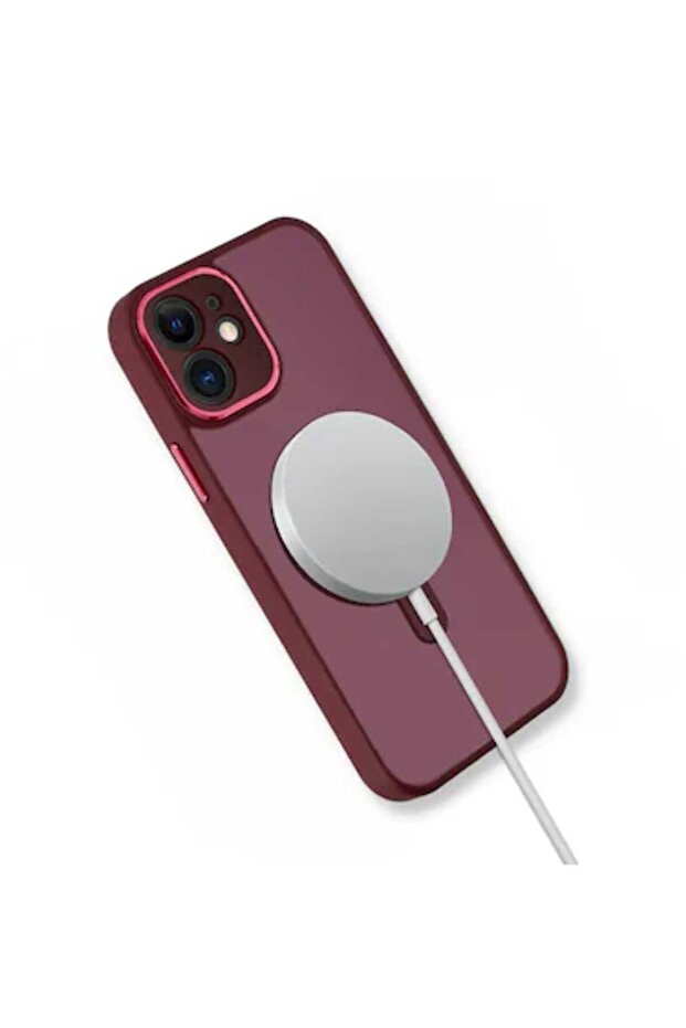 IPHONE 12 PRO UYUMLU KABLOSUZ ŞARJ ÖZELLİKLİ MAGSAFE UNİX KILIF - 2