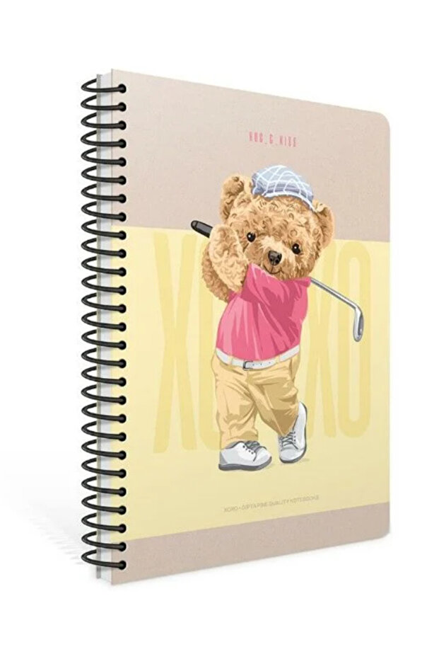 - دفتر ملاحظات XOXO حلزوني 120 ورقة