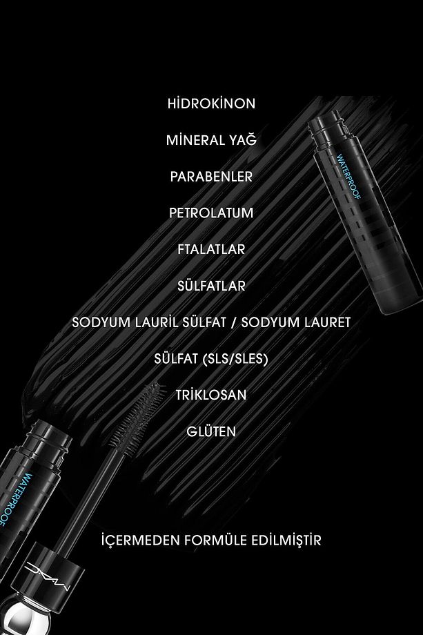 M·a·cstack Waterproof Suya Dayanıklı Maskara - Black Stack - 12ml - 7
