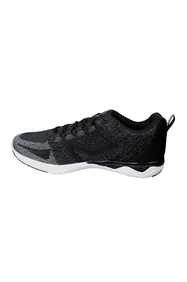 Erkek Siyah Çift Örgü Büyük Numara 46 47 Memory Taban Sneaker Spor Ayakkabı - 3