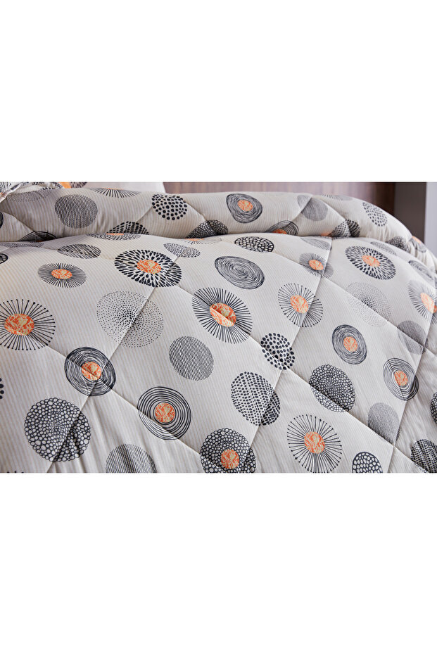 Polycotton Pamuklu Uyku Seti Cosmos Tek Kişilik - Gri - 4