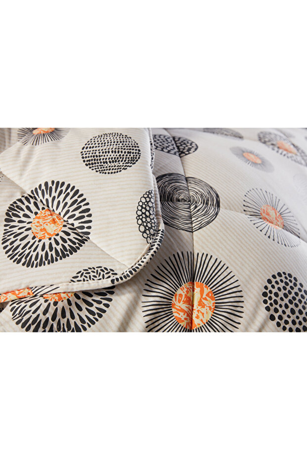 Polycotton Pamuklu Uyku Seti Cosmos Tek Kişilik - Gri - 3