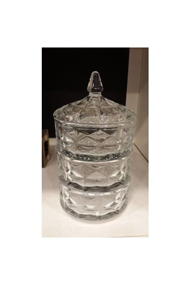 Cam Şekerlik 3 Lü - 3