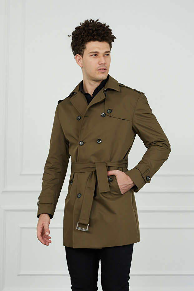 SLİMFİT TRENÇKOT - 1