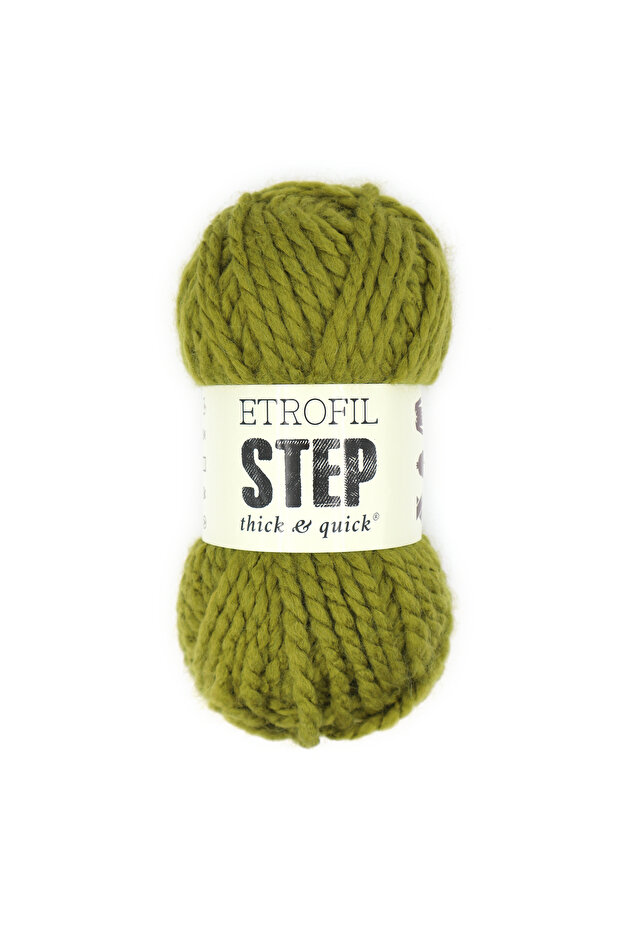 Step Knitting Yarn Pistachio Green 80% Acrylic 20% Wool 100g 60m (70490)