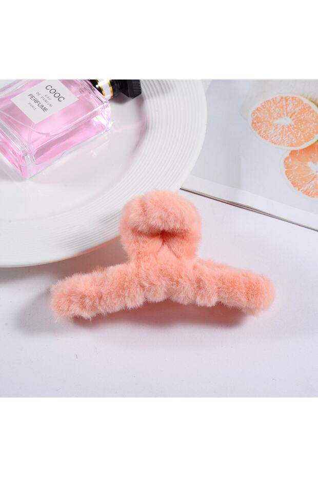 Large Size Plush Latch Buckle Salmon - 1