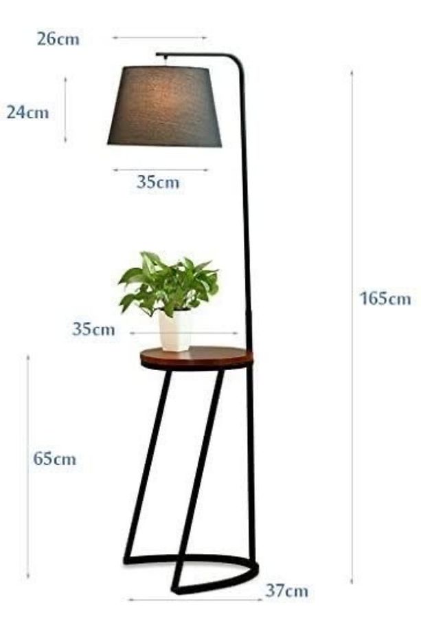 Lambader Metal Ayak Bej Üst - 2