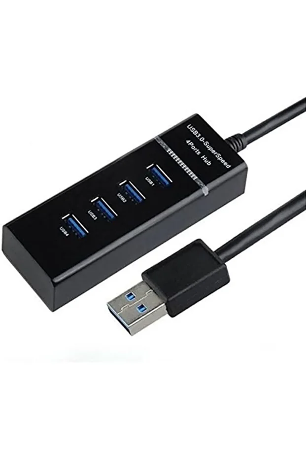 USB ÇOKLAYICI, 4 Girişli Usb Çoğaltıcı -3.0 - 4 Port Usb Hub... - 1