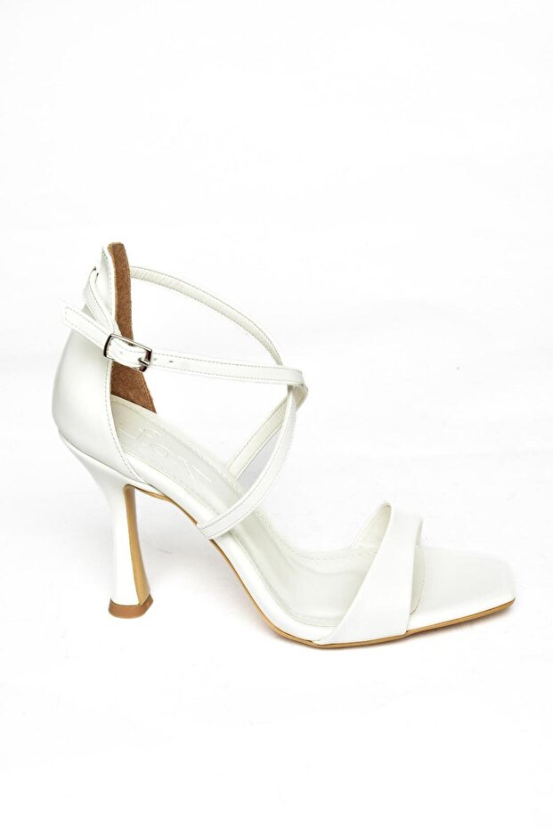 S569815409 Fehér női estélyi cipő - 7