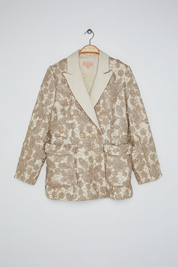 Kadın Bej Ceket - 1
