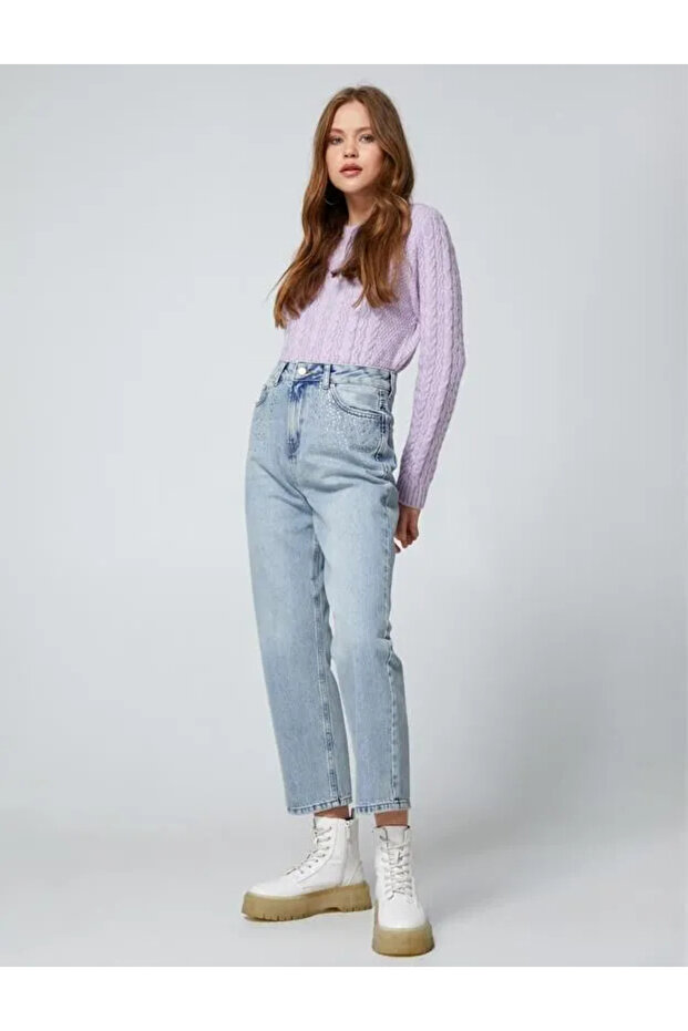 4wal40204md Women's Jean Pants Light Indigo