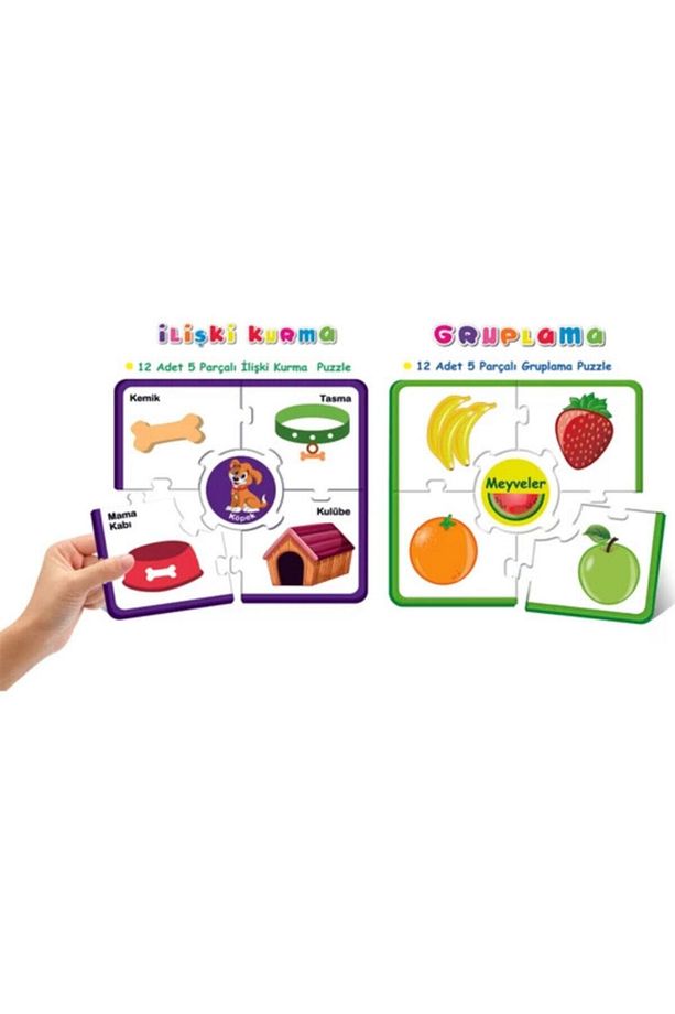 Kodlama + Manyetik Tablet Tangram + Eğitici Puzzle (3'lü Set) - 4