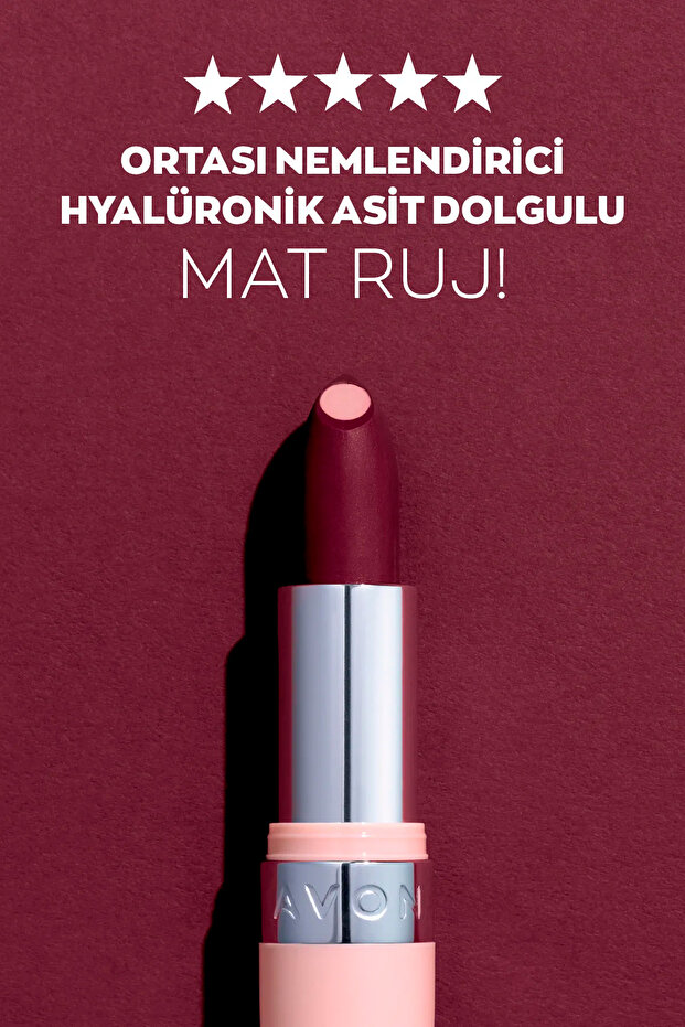 Hydramatic Mat Ruj Ruby 2'li + Lovider Cep Aynası Hediye - 2