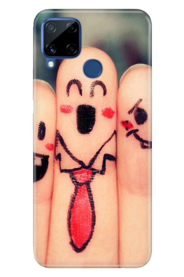 C15 Compatible Case Patterned Printed Silicone Smiling Fingers