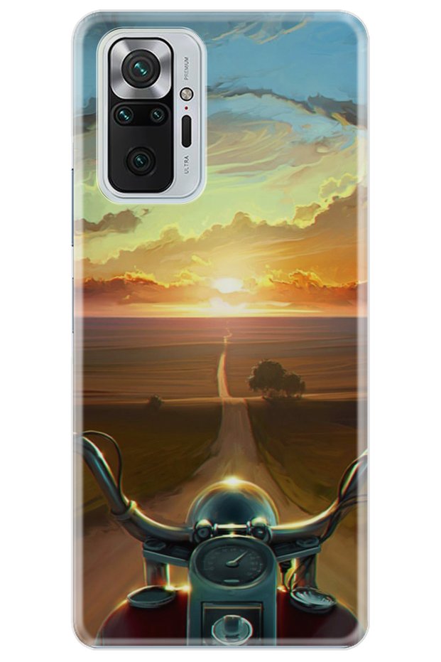حافظة متوافقة مع هاتف Xiaomi Redmi Note 10 Pro من السيليكون المطبوع