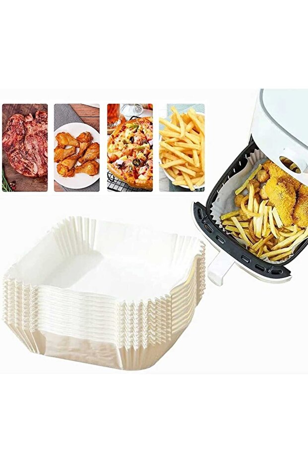 air fryer baking paper WHITE SPECIAL PRODUCT 50 PIECES OF QUALITY BACKING PAPER