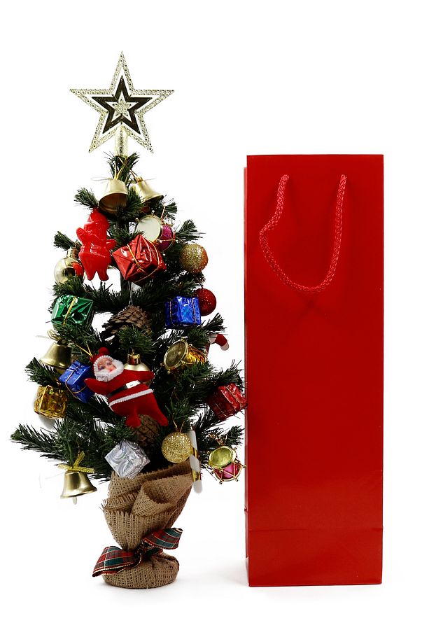 Şişe Boy Premium Kırmızı Karton Çanta 12 X 35 X 8 Cm Karton Poşet 3 Adet - 2