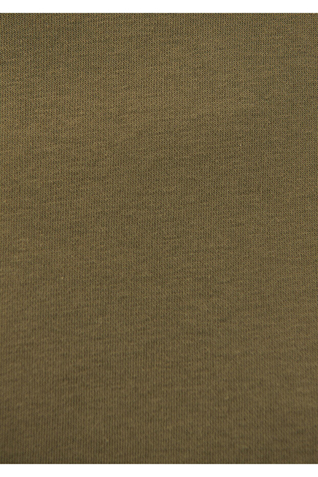 Bisiklet Yaka Haki Basic Sweatshirt 1610198-71547 - 7